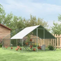 PawHut Posatoio in legno per galline con altalena, scala e piattaforma, 96x40x71 cm, grigio(m-4)