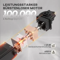 HOMCOM Relaxsessel, Fernsehsessel mit Liegefunktion, Lendenheizung, 2 Fernbedienungen, USB-Anschluss, Leisem Motor, Grau(m-4)