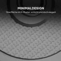 Outsunny Sonnenschirmständer aus Zement 22kg Rund Schirmständer mit Feststellknopf, für Sonnenschirm 38mm/48mm(m-6)