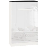 Homcom Dulap Pantofi Slim 60×32×100 cm – 12 Perechi, Rafturi & Sertar(m-14)