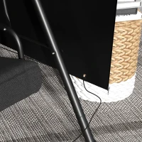 Outsunny Capa Protetora Impermeável para Baloiço de Jardim de 3 Lugares com Fecho Antipoeira e Antivento 215x155x150 cm(m-6)