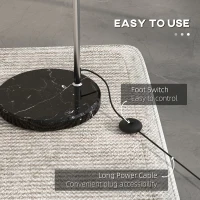 Lampa stojąca regulowana, obrotowa, bez żarówki(m-6)