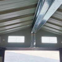 Outsunny Magazie Gradina 2×1,5×1,9 m – Otel Zincat cu Usi Culisante(m-17)