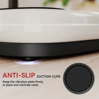 SPORTNOW Vibration Plate, with Adjustable/Removable Handle, Preset Modes, 50 Speeds(m-8)