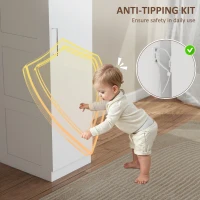 HOMCOM Single Bedroom Wardrobe with Shelf and Hanging Rail, Modern Clothes Storage Cupboard with Soft-Close Door for Bedroom, White(m-6)