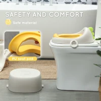 3-w-1 nocnik dla dzieci, zdejmowany, z uchwytami, Szary(m-6)