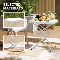 Stolik ogrodowy regulowany, składany, na balkon, 60 cm(m-6)