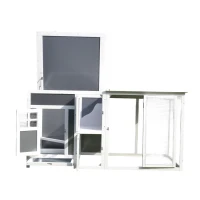 PawHut cotet de exterior, acoperis impermeabil 160x75x80cm(m-19)