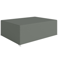 Outsunny Copertura impermeabile per salotto da esterno, 275x205x90 cm, Grigio