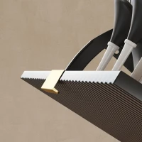 HOMCOM Mobilier pentru pantofi 18 perechi cu 3 sertare rabatabile, uși canelate și rafturi reglabile, 60x24x122,5cm, negru(m-5)