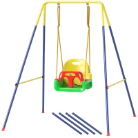 AIYAPLAY Balançoire de Jardin pour Enfants Balançoire pour Bébé 3 en 1 Vert(m-1)