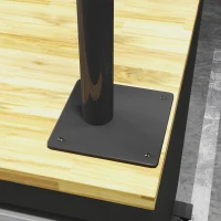 HOMCOM Suport de reparații bicicletă reglabil pe înălțime, clemă rotativă 360°, capacitate max. 25 kg, 41-60x13x13 cm, negru(m-5)