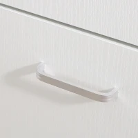 HOMCOM Scrivania angolare girevole a 180° per computer con libreria e cassetto, armadietto e postazione di lavoro, 117x82x74 cm, bianco(m-4)