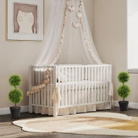 HOMCOM Set mit 2 dekorativen künstlichen Pflanzen, 60 cm Buchsbaumkugeln im Topf, Kunststoff, grün(m-5)