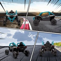 AIYAPLAY Véhicule tout-terrain électrique 12V pour enfants, télécommande, feux LED, musique, klaxon, pour enfants de 3-8 ans, Bleu(m-4)