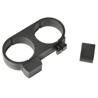 Outsunny Sichtschutz-Gartenzaun aus Metall für den Außenbereich mit Füßen oder Pfosten zum Einstecken, modular, 93L x 22l x 124H cm(m-5)