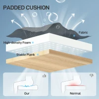 HOMCOM Scaun de Birou Ergonomic și Respirabil cu Suport Lombar Dinamic și Suport pentru Picioare, 73x75x120-128 cm, Negru(m-8)