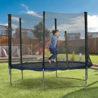 SPORTNOW Trampoline d'extérieur avec filet de sécurité Ø305 cm pour enfants et adultes(m-10)