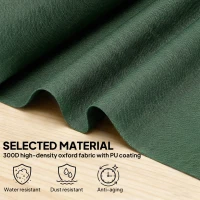 Outsunny 196 x 230 cm Hanging Egg Chair Protective Cover - Green(m-4)