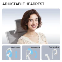 HOMCOM Scaun de Birou Ergonomic și Respirabil cu Suport Lombar Dinamic 4D, 64.5x62.5x112-122 cm, Multicolor(m-5)