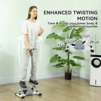 Mini-Stepper do domu z wyświetlaczem LCD, pedały, kompaktowy(m-4)