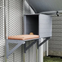 PawHut Jaula Grande para Gatos Exterior con 2 Casitas 7 Plataformas para Saltar Cubierta Impermeable y Anti-UV 240x193x195 cm(m-9)