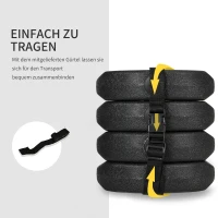 Outsunny Pavillonstandfüße 4er-Set 12 kg Gewichte mit Befestigungsstiften und Transportgurt(m-6)