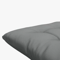 Outsunny Juego de 6 Cojines para Sillas de Comedor 40x40 cm 6 Piezas Cojines para Sillas de Jardín Acolchados con Cintas Gris(m-9)