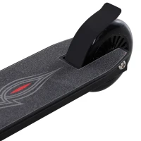 HOMCOM Trotinetă Pro pentru stunt, trotinetă pentru tricks freestyle, aluminiu, metal, piele ecologică, pentru copii și adulți, negru(m-4)
