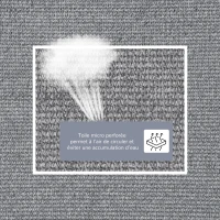 Outsunny Voile d'ombrage rectangulaire 4 x 3 m polyéthylène Haute densité Protection UV Avec sac de rangement - Coloris gris(m-4)