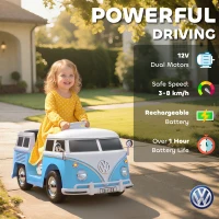 AIYAPLAY Elektryczny Samochód dla Dzieci, 12V Pojazd Dziecięcy z MP3, Podwójny Silnik, Pojazd Elektryczny z Klaksonem, Łagodny Start, 89x49x41,5 cm, Niebieski(m-5)