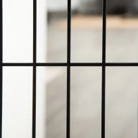 PawHut Gard de separare pentru câini, grilă freestanding cu picioare 185 x 71 cm, lemn, 3 panouri, pentru scări, uși, bucătărie, hol, alb(m-4)