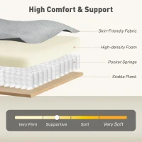 HOMCOM Sofa 3-osobowa, kanapa z podłokietnikami, tapicerowana sztruksowa sofa do salonu jasnoszara(m-4)