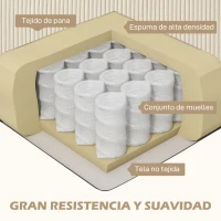 HOMCOM Sofá Chaise Longue de 3 Plazas en Forma de L Tapizado en Pana Asiento y Respaldo Acolchados 214x134x87 cm Beige(m-5)