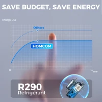 HOMCOM Osuszacz powietrza, zbiornik 4,5 litra, timer 24h, wyświetlacz LED, plastik, biały(m-5)