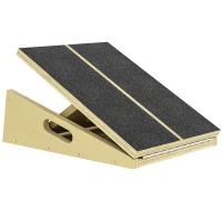 SPORTNOW Schrägbrett für Entlastungs-Übungen, 4 verstellbare Winkel, rutschfest, Holz(m-11)