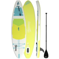 Outsunny Tabla de Paddle Surf Hinchable 320 cm, con Superficie Antideslizante Remo de Aluminio Ajustable Quilla Bomba y Mochila(m-1)