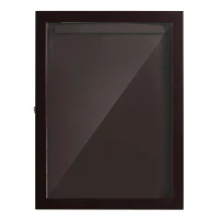 Frame box T-frame cadre pour maillot porte acrylique doublure interne feutre 60L x 7l x 80H cm marron(m-1)