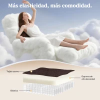 HOMCOM Sillón Relax Reclinable Eléctrico Levanta Personas con Puerto USB Control Remoto Asiento Ancho Reposapiés Marrón(m-5)