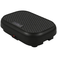 SPORTNOW Placă vibrațională cu 120 trepte de intensitate, 5 programe presetate, telecomandă, afișaj LED pentru tonifiere Negru