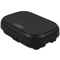 SPORTNOW Placă vibrațională cu 120 trepte de intensitate, 5 programe presetate, telecomandă, afișaj LED pentru tonifiere Negru(m-1)