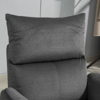 HOMCOM Power Recliner Chair, Reclining Chair with Remote, Pocket Springs, Silent Motor and Side Pockets, Black(m-10)