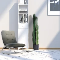 Outsunny Cactus artificial, realist, plantă artificială mare, dim. Ø 17 x 98H cm, verde(m-2)