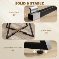 HOMCOM Dining Table for 4 People, 100 cm Round Industrial Kitchen Table with Storage Shelf, Rustic Brown(m-7)