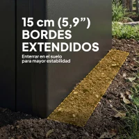 Outsunny Garaje Exterior para Coche 3x6 m Impermeable con Tejido PE Resistente Marco de Metal Galvanizado UPF 30+ Gris Oscuro(m-9)