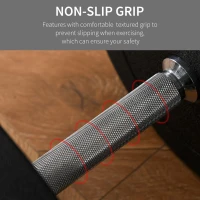 HOMCOM Set de 2 Gantere de 30kg in Total, cu 16 Discuri din Otel si Plastic pentru Antrenament acasa(m-7)