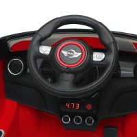 BMW Mini Cooper Voiture Électrique Enfants Rouge 127 x 64 x 38 cm(m-5)