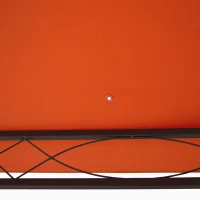 Outsunny Techo de Repuesto para Cenador, 3x3 m, Cubierta de Repuesto con 8 Orificios de Drenaje, Ventilación y Protección UV, SOLO Toldo de Recambio para Pabellón Gazebo, Naranja(m-9)