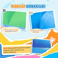 AIYAPLAY Castel Gonflabil Trambulină 4 în 1, Tobogan, 415x205x190cm, Multicolor(m-5)