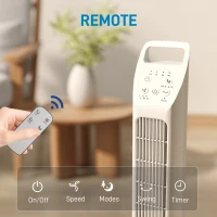 HOMCOM turmlüfter säulenlüfter(m-7)